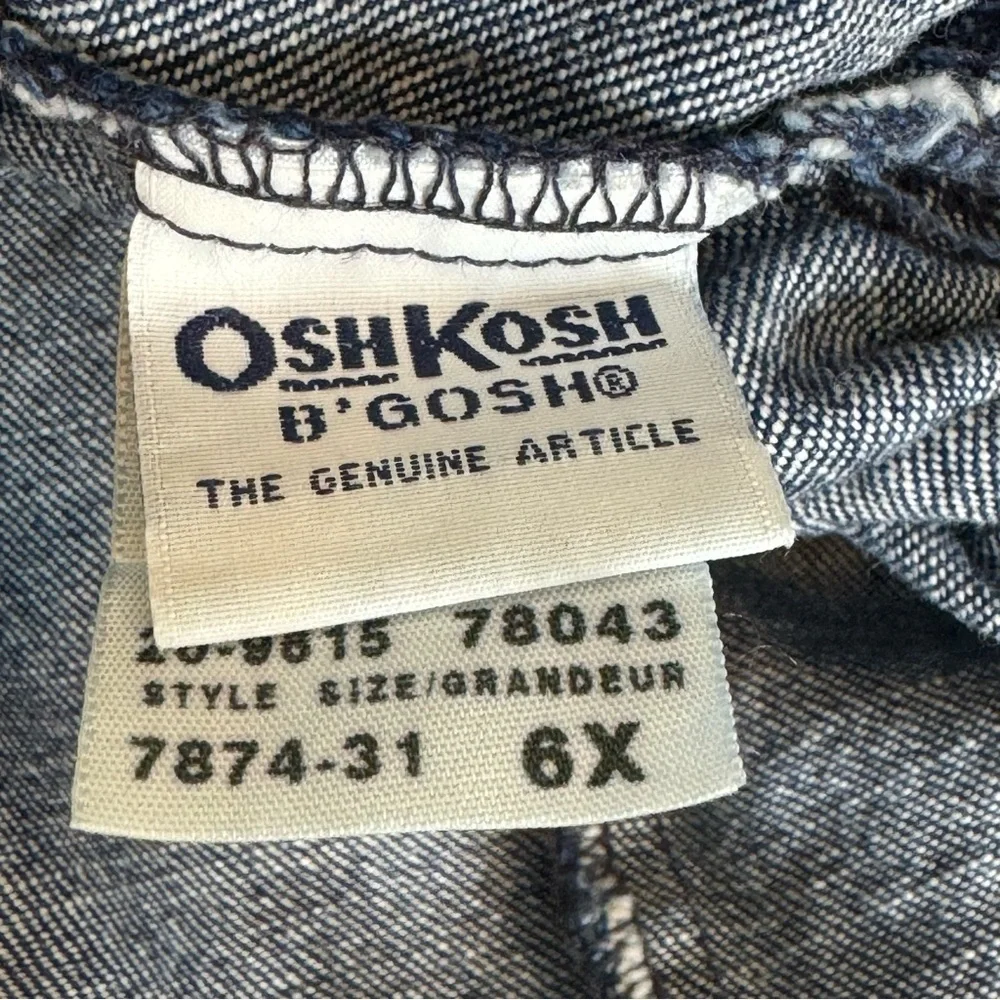 Oshkosh bgosh Vintage made in Canada Denim Jean Jumper
